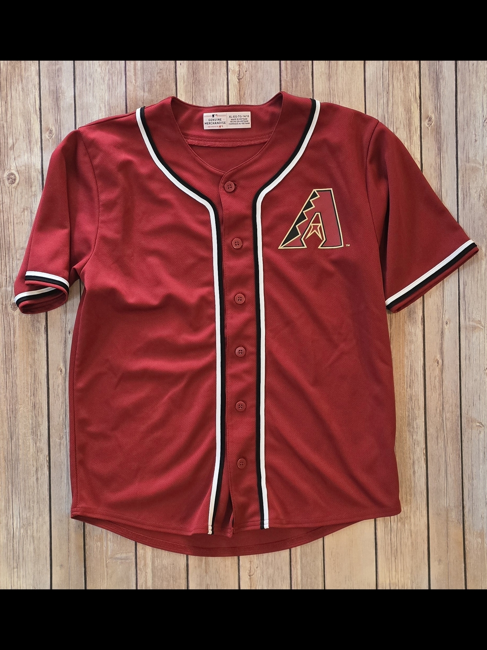 Kids Red Arizona Diamondbacks Baseball Jersey